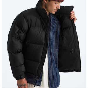 THE NORTH FACE NWT MENS 96 RETRO NUPTSE JKT BLACK LARGE RELAXED FIT